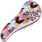 Расческа массажная компактная «ЭФФЛОДИ», микс 4 дизайна, 18*7,5см (PVC коробка)