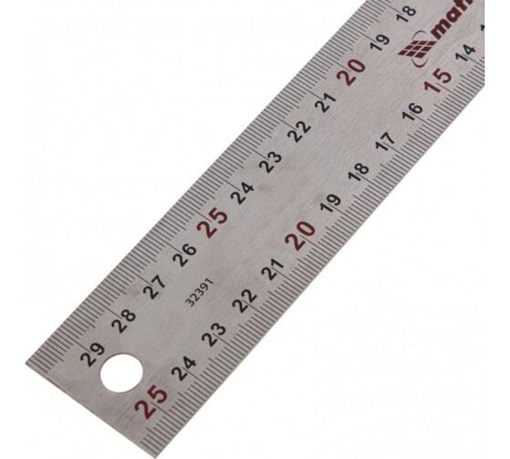 УГОЛЬНИК СТАЛЬНОЙ ГРАДУИРОВКА MATRIX 300ММ 32391