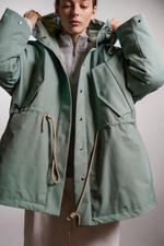 Парка утепленная, "Мята"