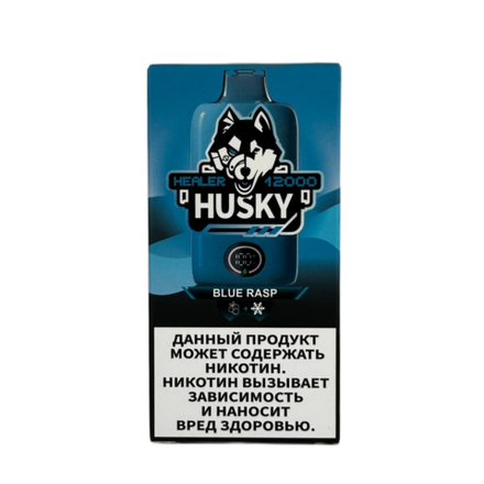 Husky Healer Blue rasp - ледяная черника 12000 затяжек 20мг Hard (2% Hard)