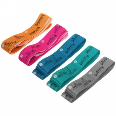 Резинка для фитнеса Stretch 95*4 с упражнениями, микс