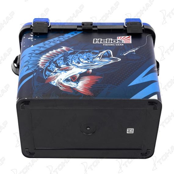 Ящик рыболовный зимний ICE FISHING PERCH односекционный синий (HS-IB-19-IFB-1) Helios