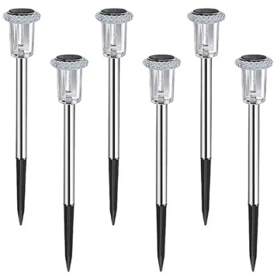 Светильник садовый на солнечной батарее уличный, комплект 6 шт.