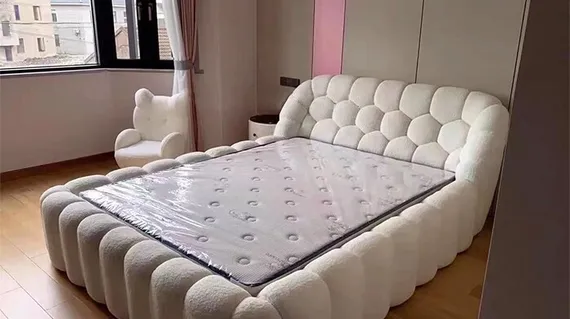 Кровать Bubble 180х200 см, белая