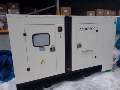 Дизельный генератор АМПЕРОС LG 138C (Проф) в шумозащитном кожухе, дизель CUMMINS