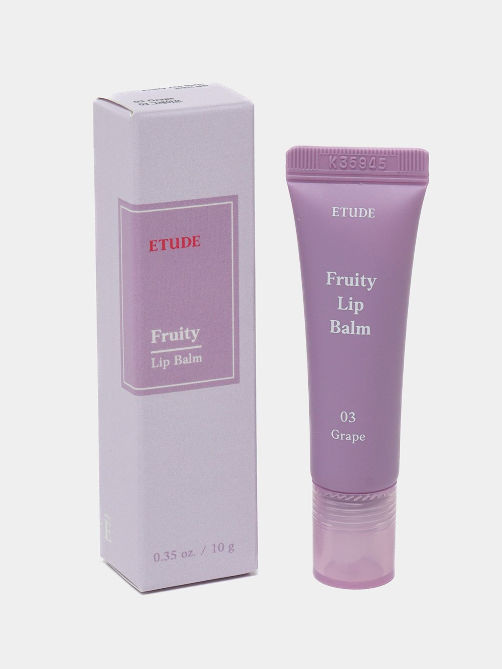 Etude Бальзам для губ с ароматом винограда - Fruity lip balm #03 grape, 10г