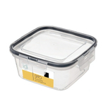 Контейнер для продуктов герметичный квадратный 0,8л с защелками (бесцветный)