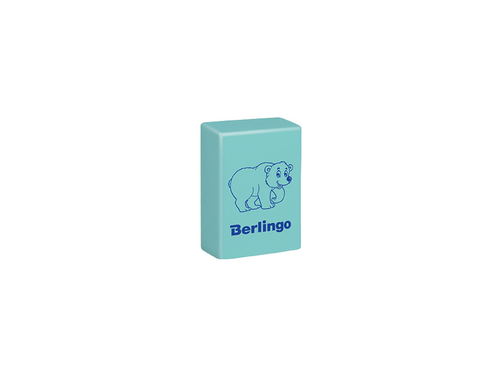 Ластик Berlingo "Animals", прямоугольный, термопластичная резина, 28*18*10мм