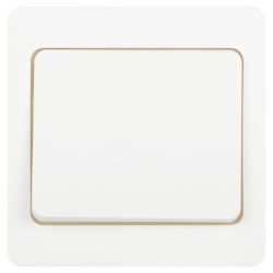 Кнопка Intro Style 7-109-01 10А-250В, IP20, СУ, белый | Intro