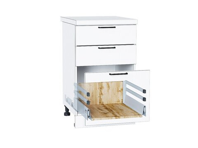 Ящик высокий POWER BOX2 с 2-ым рейлингом Дуб Вотан