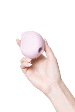 Розовый вакуум-волновой вибромассажёр Sugar Rush (Цвет: розовый)