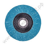 Круг лепестковый для шлифования по нержавеющей стали FTL Ergo цирконий 27 125 х 22,2 мм P60