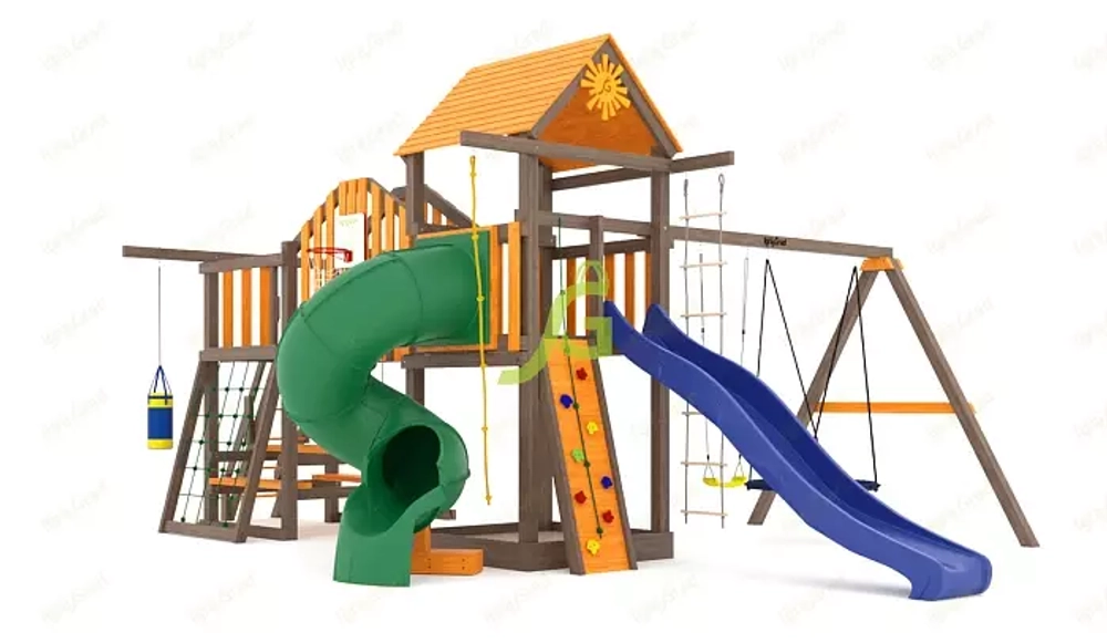 Детская площадка с трубой