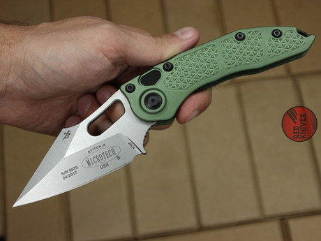 Реплика ножа Microtech Stitch Green A+++