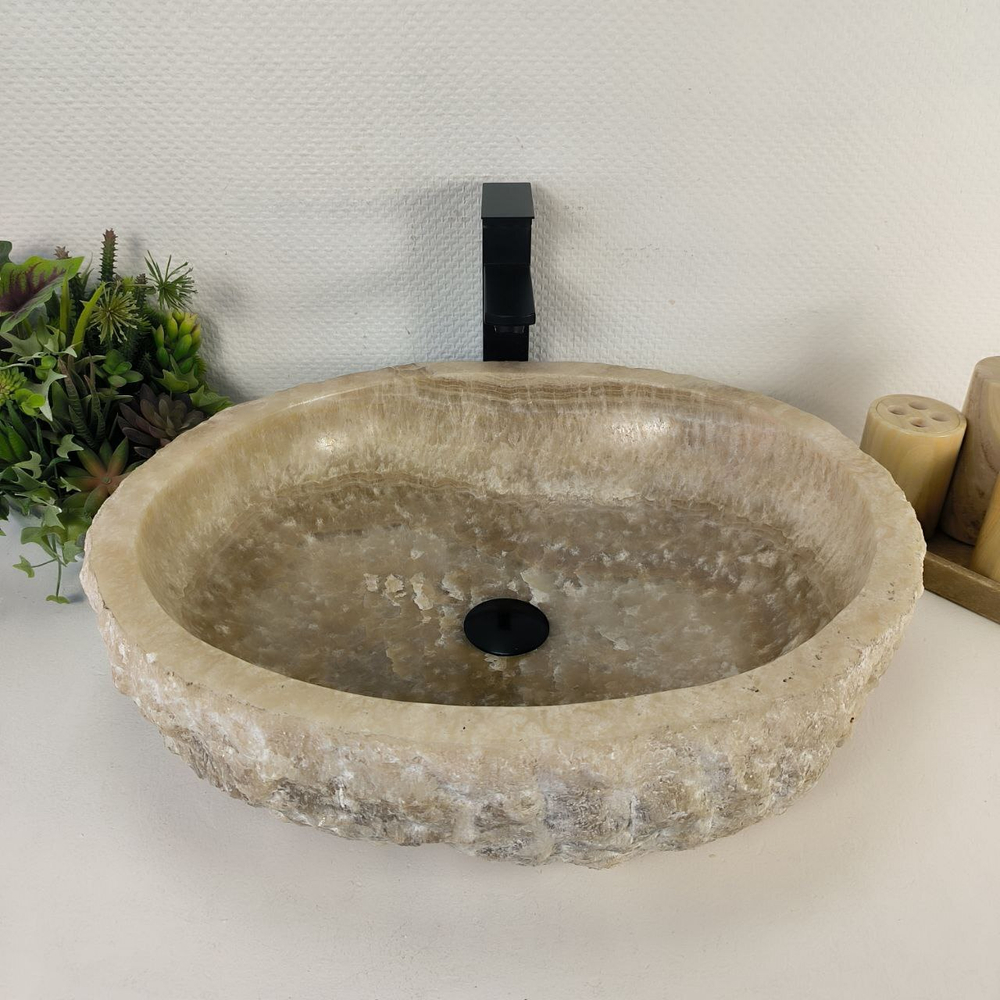 Раковина из оникса Erozy Yellow EO-64257 57*47*15 0160