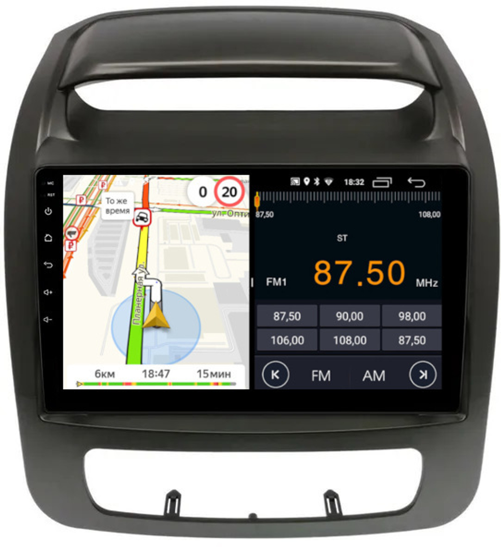 Магнитола для KIA Sorento 2 XM 2012-2020 c экраном климата снизу - Parafar PF224T1LUX1FHD на Android 13, 8-ядер, 2Гб+32Гб, CarPlay, 4G SIM-слот