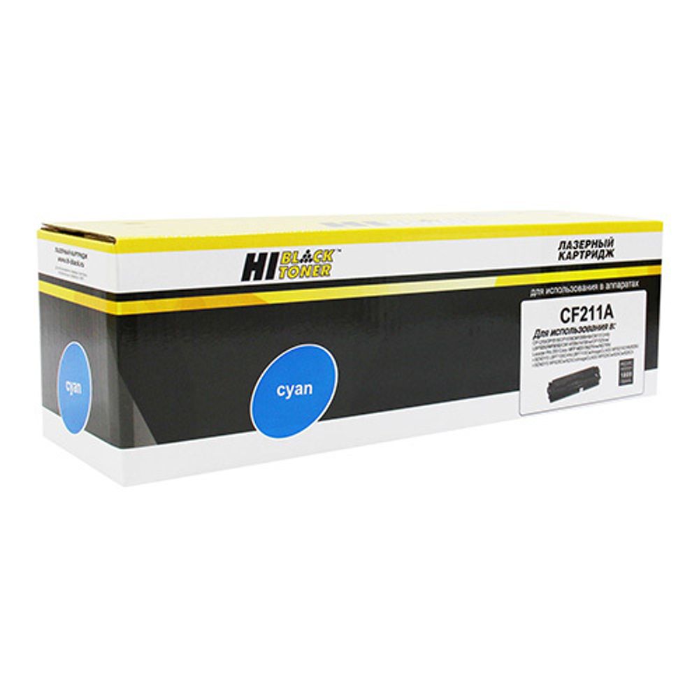 Картридж Hi-Black (HB-CF211A) для HP CLJ Pro 200 M251/M276, №131A, Cyan, 1,8K
