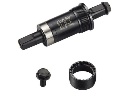 NECO Каретка B910 под квадрат, BSA 1.37”x 24T, R/L. 73/131мм в торг.уп. ZTB19144