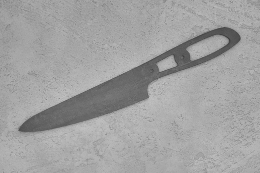 Заготовка для ножа, сталь JM390A 2,9мм. Модель "Премьер У150" с клинком 150мм, ТО 62-63HRC