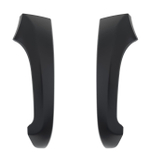 Комплект рамки с разъёмами 9" Toyota Yaris/Vitz P90 2005-2010 черная Тип 2 с боковинами - Car-Smart 9647F2B