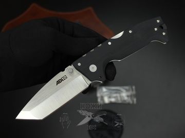 Складной нож Cold Steel 28DE AD-10 Tanto c клинком из стали CPM-S35VN, рукоять G10