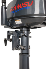 Броня-340 СК белый-синий + KAMISU T 5 BMS (комплект лодка + мотор)