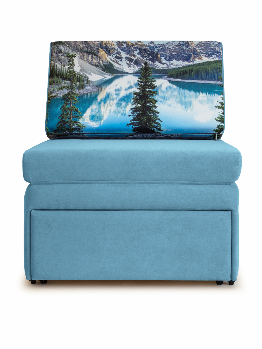 Кресло-кровать "Миник" 70 см, купон Пейзаж