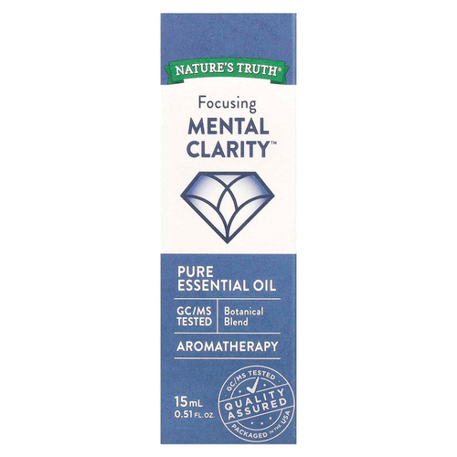 Nature's Truth, Чистое эфирное масло, Focusing Mental Clarity ™, 15 мл (0,51 жидк. унц.)