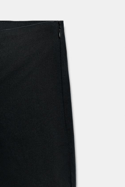 ZARA БРЮКИ КАПРИ, ЧЕРНЫЙ