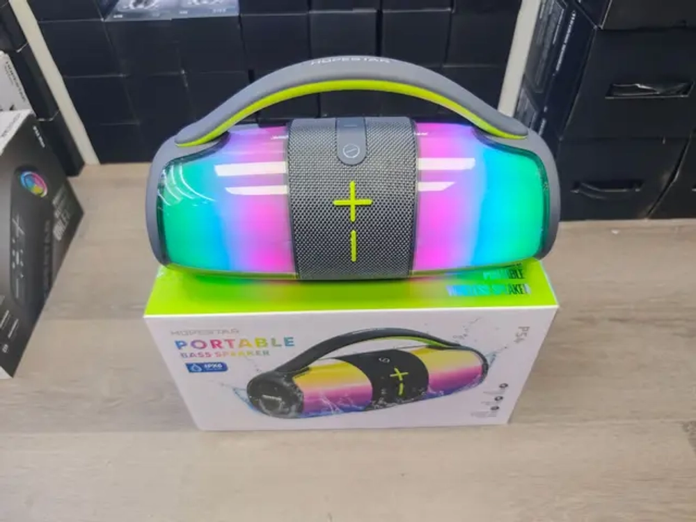 Беспроводная колонка Hopestar P54 Bass Boost Multicolor