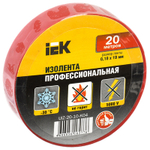 MIXTAPE 5 Изолента 0,18х19мм красная 20м IEK