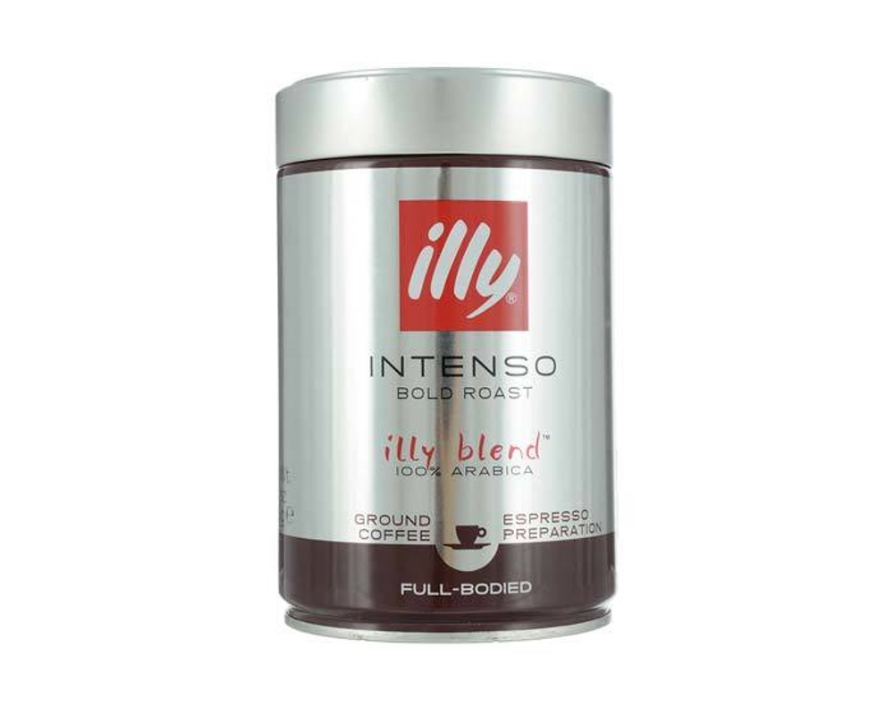 Кофе молотый Illy Caffe Intenso темная обжарка, 250 г