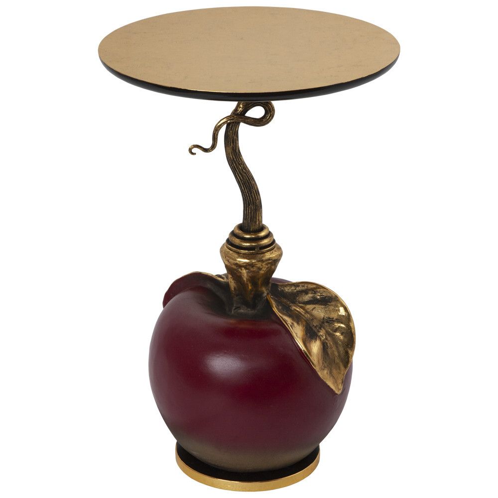 Столик декоративный с золотой столещницей Яблоко Евы Кардован