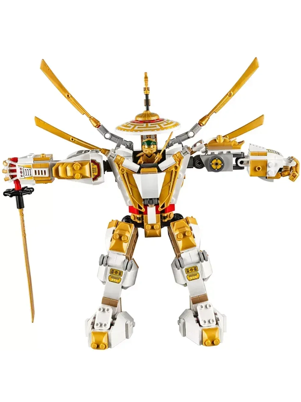 Конструктор Ниндзя Золотой робот RZ005