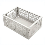 Ящик складной stocky l 334х250х155мм, 10,5л (светло-бежевый)