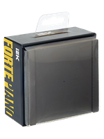 FORTE&PIANO Выключатель 1-клавишный проходной с индикацией 10А FP504 сталь IEK