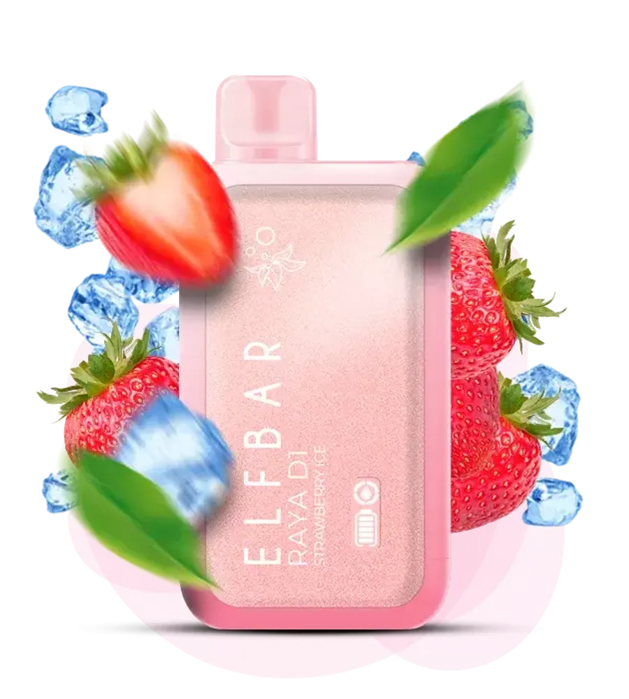 ELF BAR RAYA D1 - Strawberry Ice (5% nic)