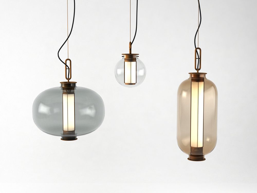 Подвесной светильник Bia C amber