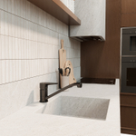 Смеситель для кухни 35k MIXLINE ML14-03GR б/отв п/гайку ГРАФИТ (без подводки)