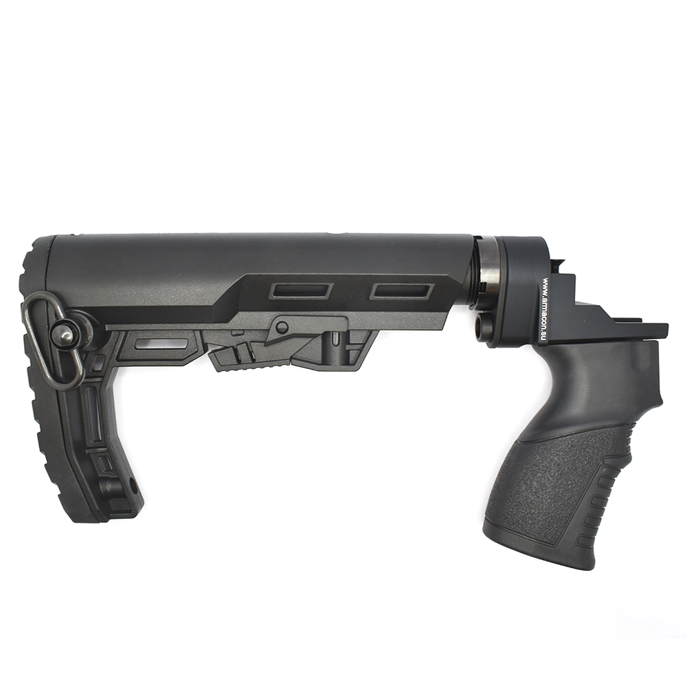 Комплект: Телескопический приклад на АКМ/АК74, Alpha без подщечника, K.Arma