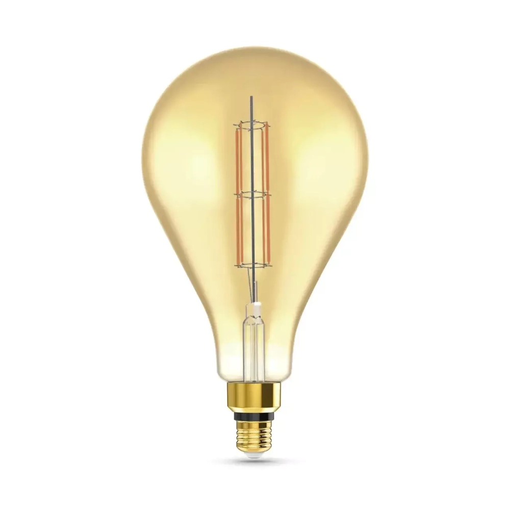 Лампа Gauss LED Filament PS160 6W Е27 890lm 2700К golden straight 179802118