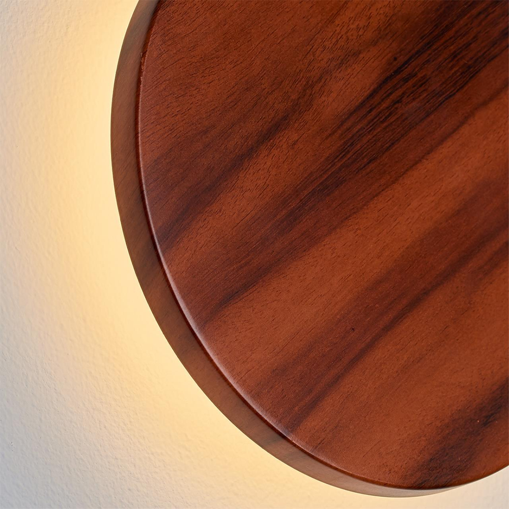 7108/15WL NATURE ODL26 Настенный светильник окраш. под дерево/металл IP54 LED 12W 375Лм 3000K 220-240V LIANA