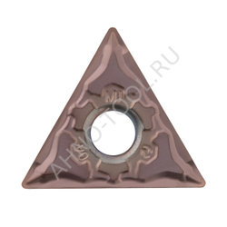 Пластина твердосплавная ISO TNMG160404-MJ APM428L AHNO по жаропроч. и нерж.стали, получистовая