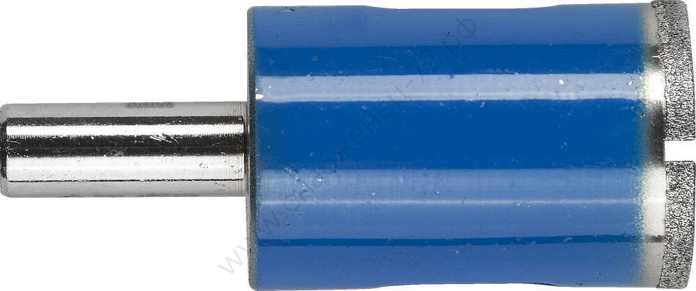 ЗУБР d 20 мм, Р100, цилиндрический хвостовик, Алмазное трубчатое сверло для дрели, Профессионал (29860-20)