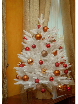 Ель искусственная Сапфир белый 80 см