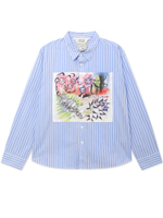Рубашка Дл. Рукав Omer Striped Oxford Button Up Shirt