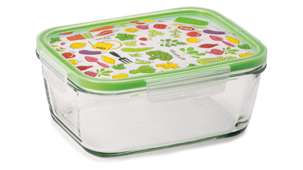 Контейнер прямоугольный 1.5л SNIPS зеленый