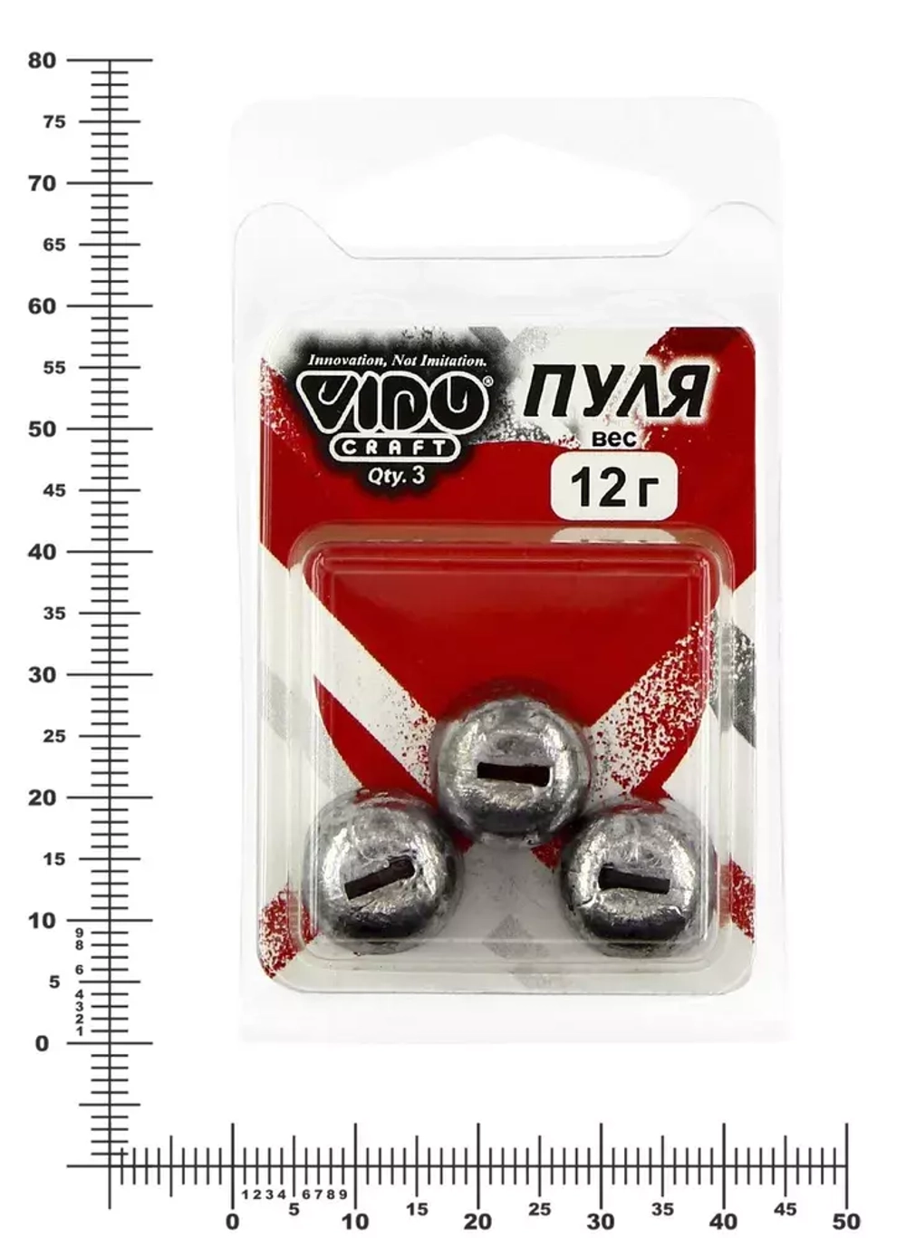 Груз "Пуля" для спиралей Jig Spring (3шт/уп)