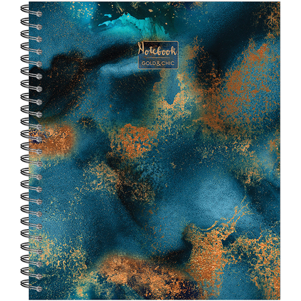 НОВИНКА! ТЕТРАДЬ ОБЩАЯ 96 ЛИСТОВ НА СПИРАЛИ “Gold&amp;Chic”