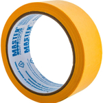 Лента малярная 38 мм 25 м для деликатных поверхностей на рисовой бумаге золотистая Master Color